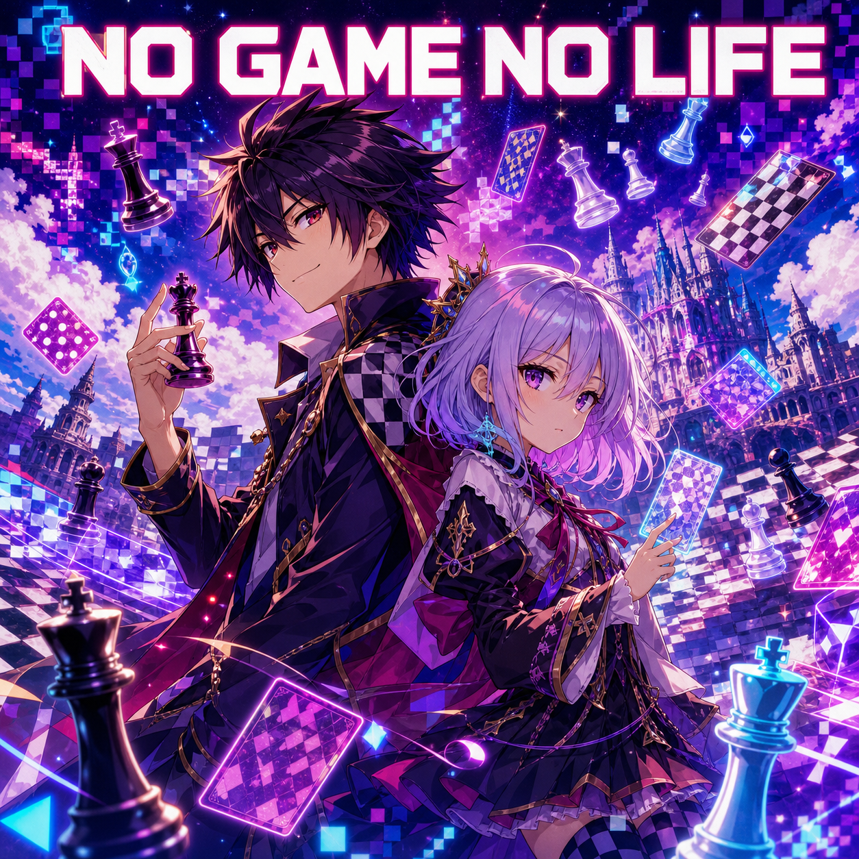 No Game No Life anime artwork