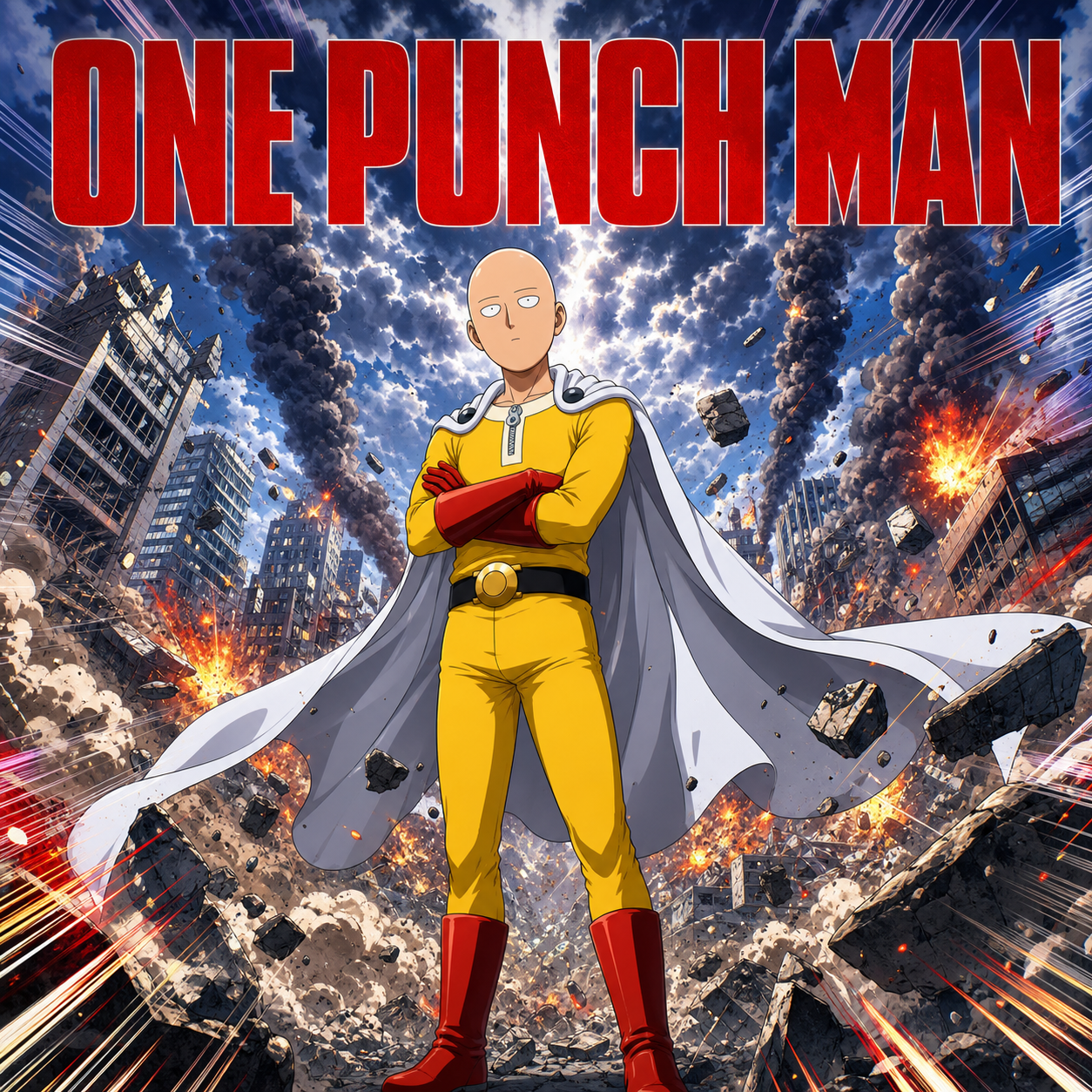 One Punch Man anime artwork