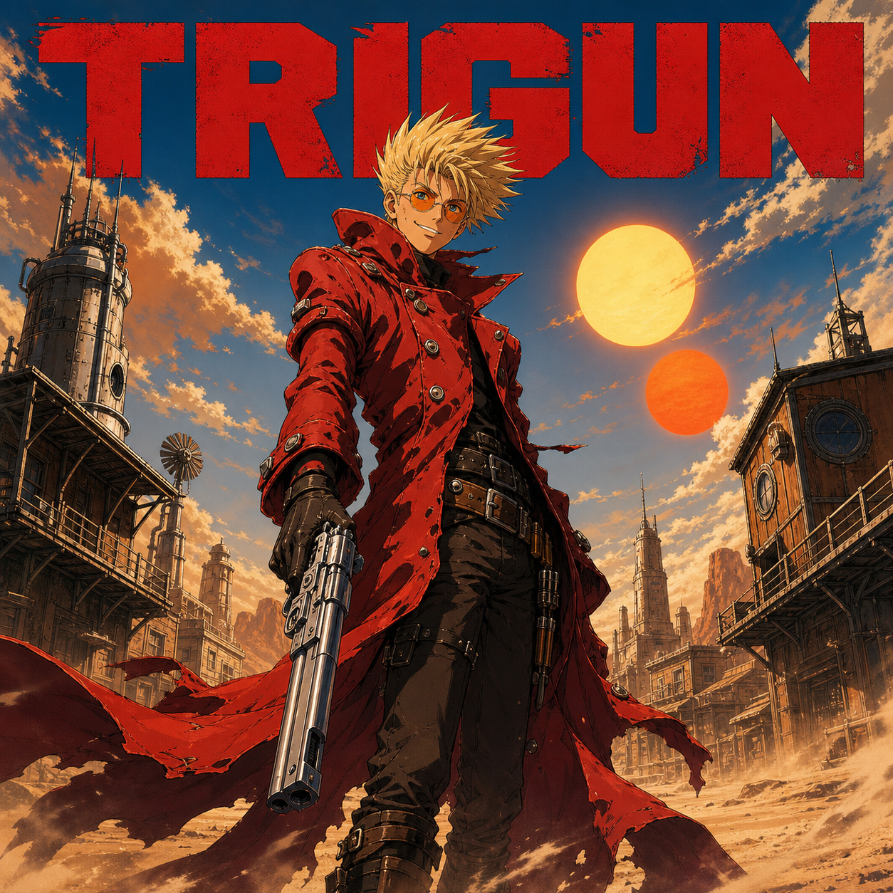 Trigun anime artwork