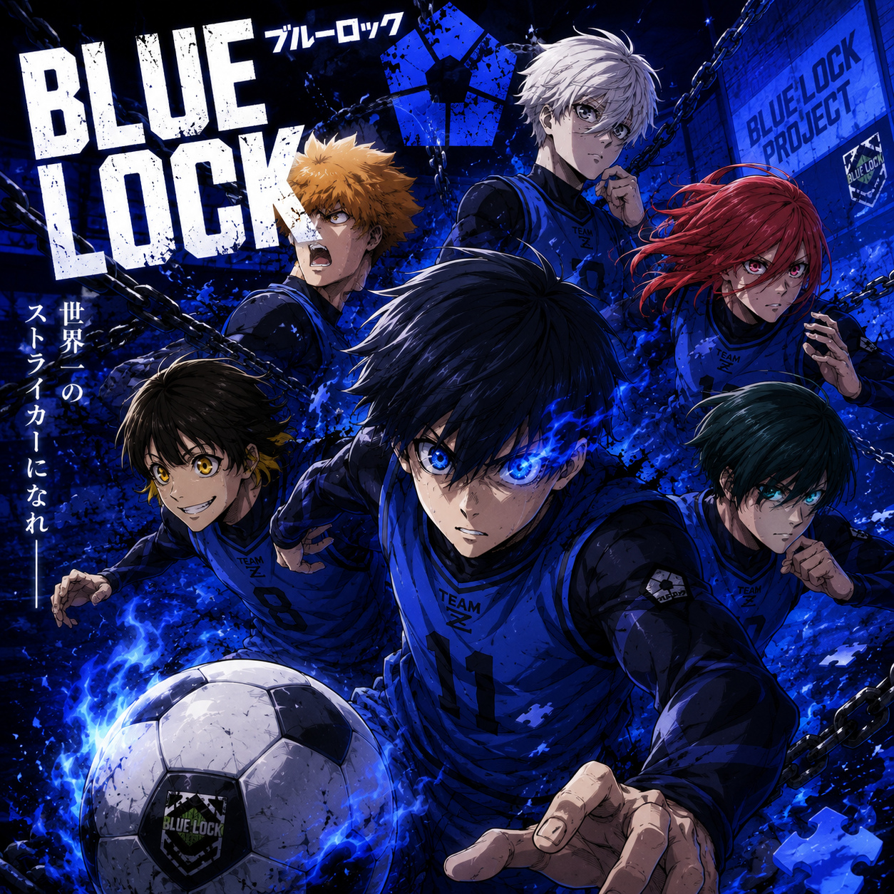 Blue Lock anime artwork