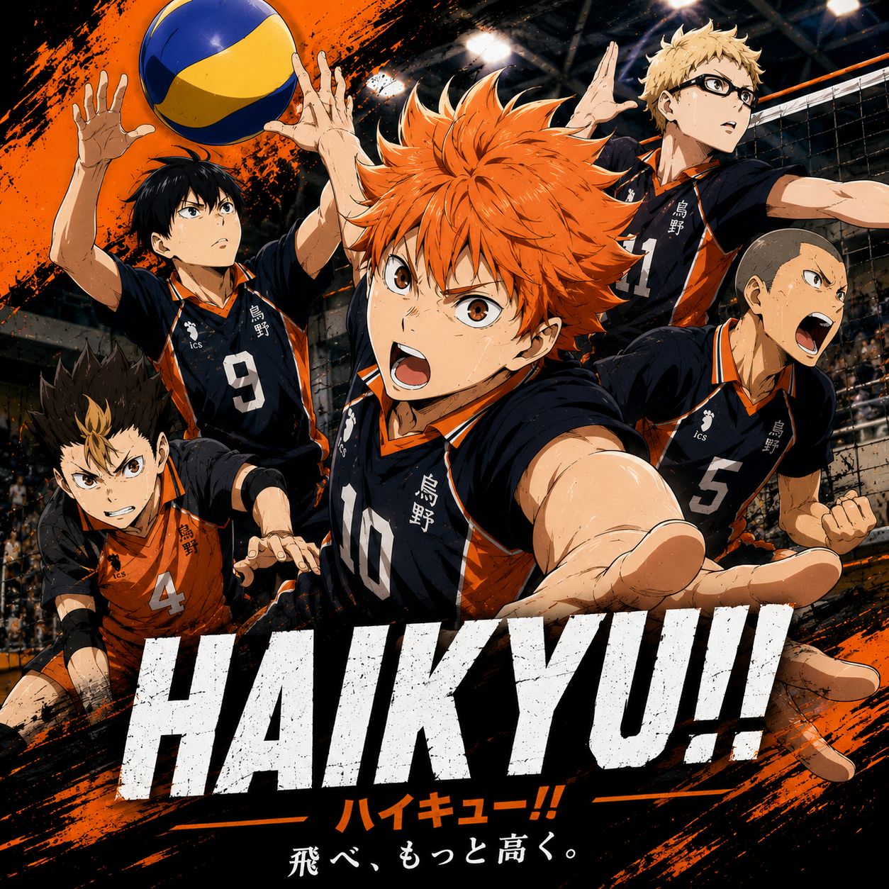 Haikyu anime artwork