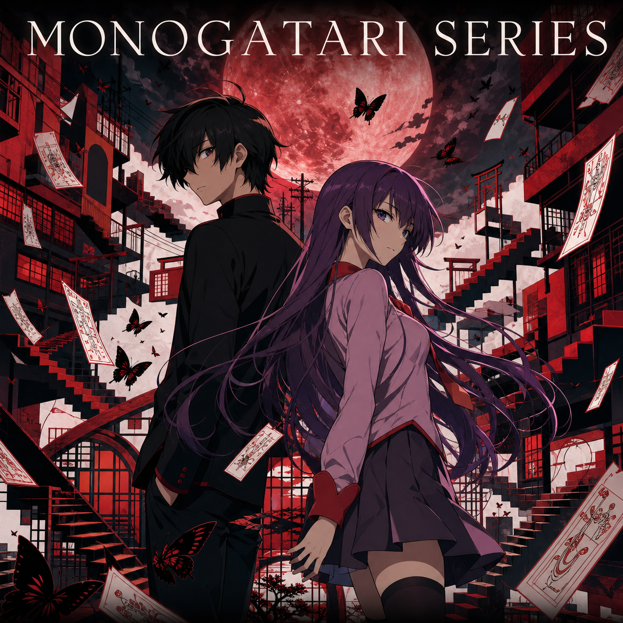 Monogatari Series anime artwork