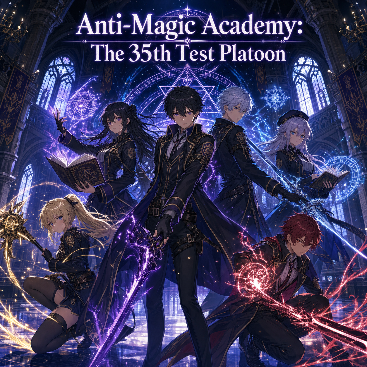 Anti-Magic Academy: The 35th Test Platoon anime artwork
